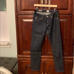 Dark rinse AG Jeans - relaxed skinny- “The Nikki”